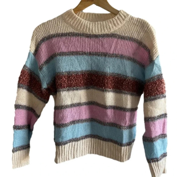 Cotton Emporium Sweaters - COTTON EMPORIUM ~ Multi-color striped sweater